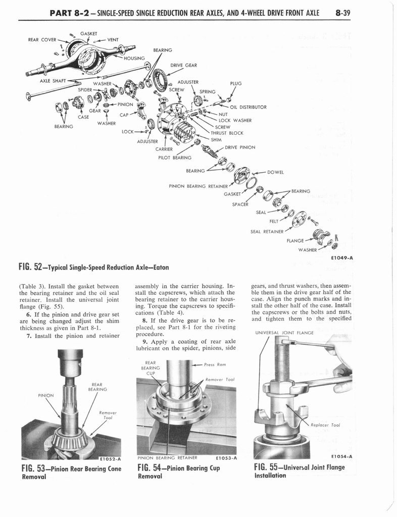 1960 Ford and Mercury Truck Shop Manual page 392 of 641